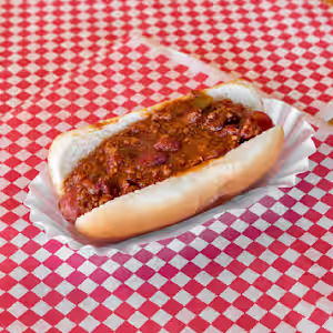 2 CHILI DOGS SPECIAL w/FRY